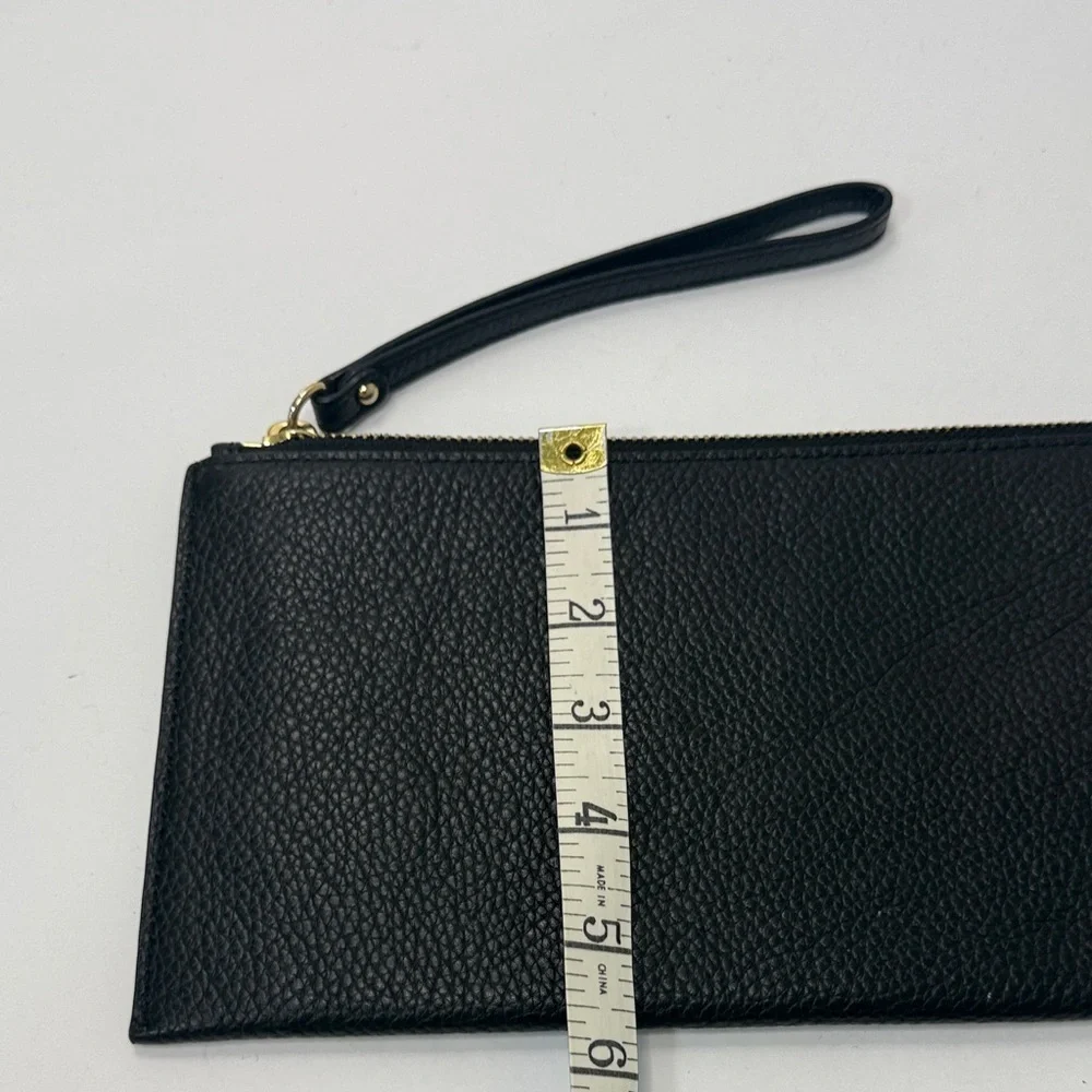 Michael Kors Black Wristlet with Gold Accents